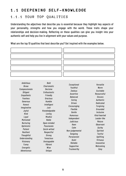 The Book of Life - Workbook