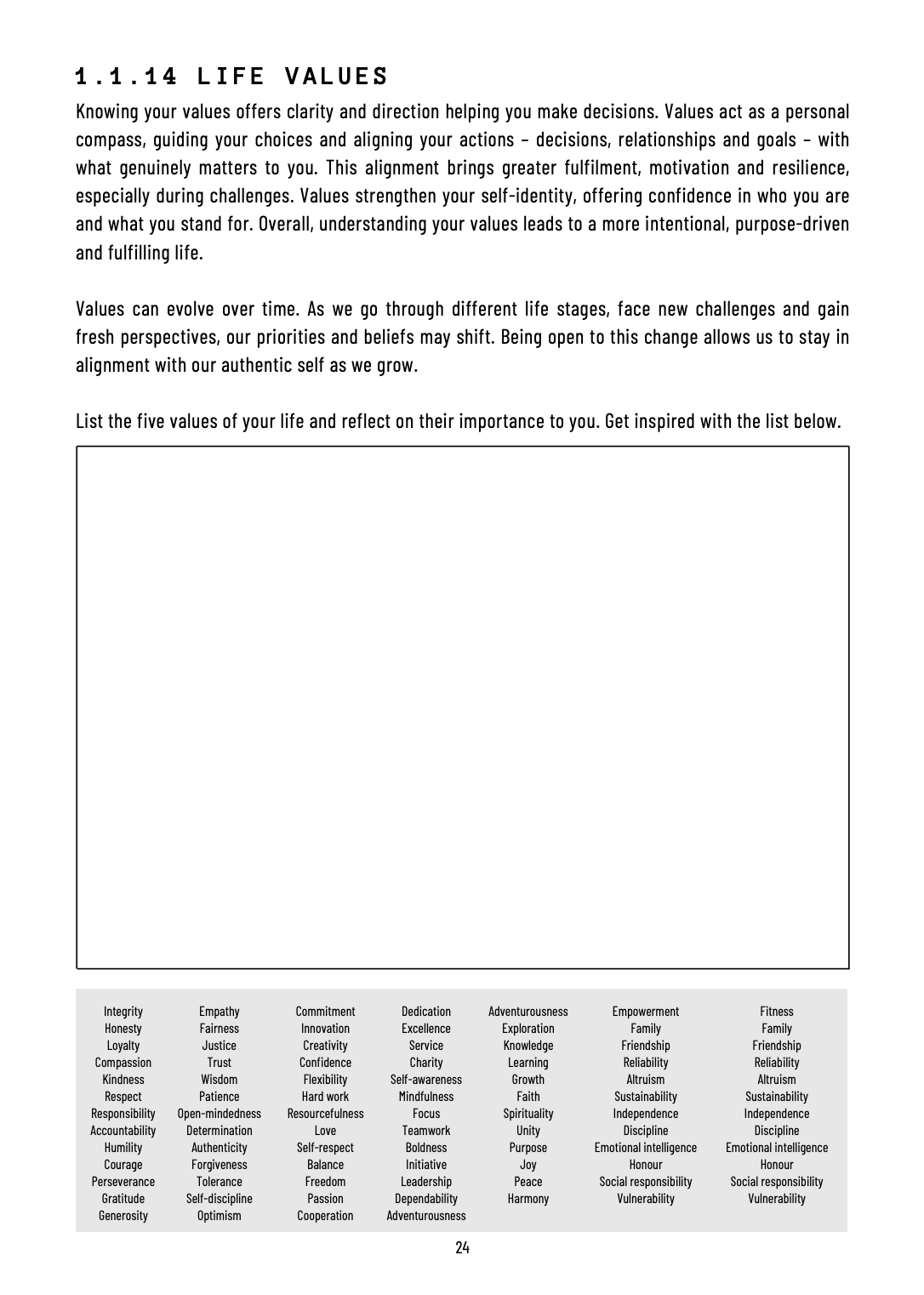 The Book of Life - Workbook