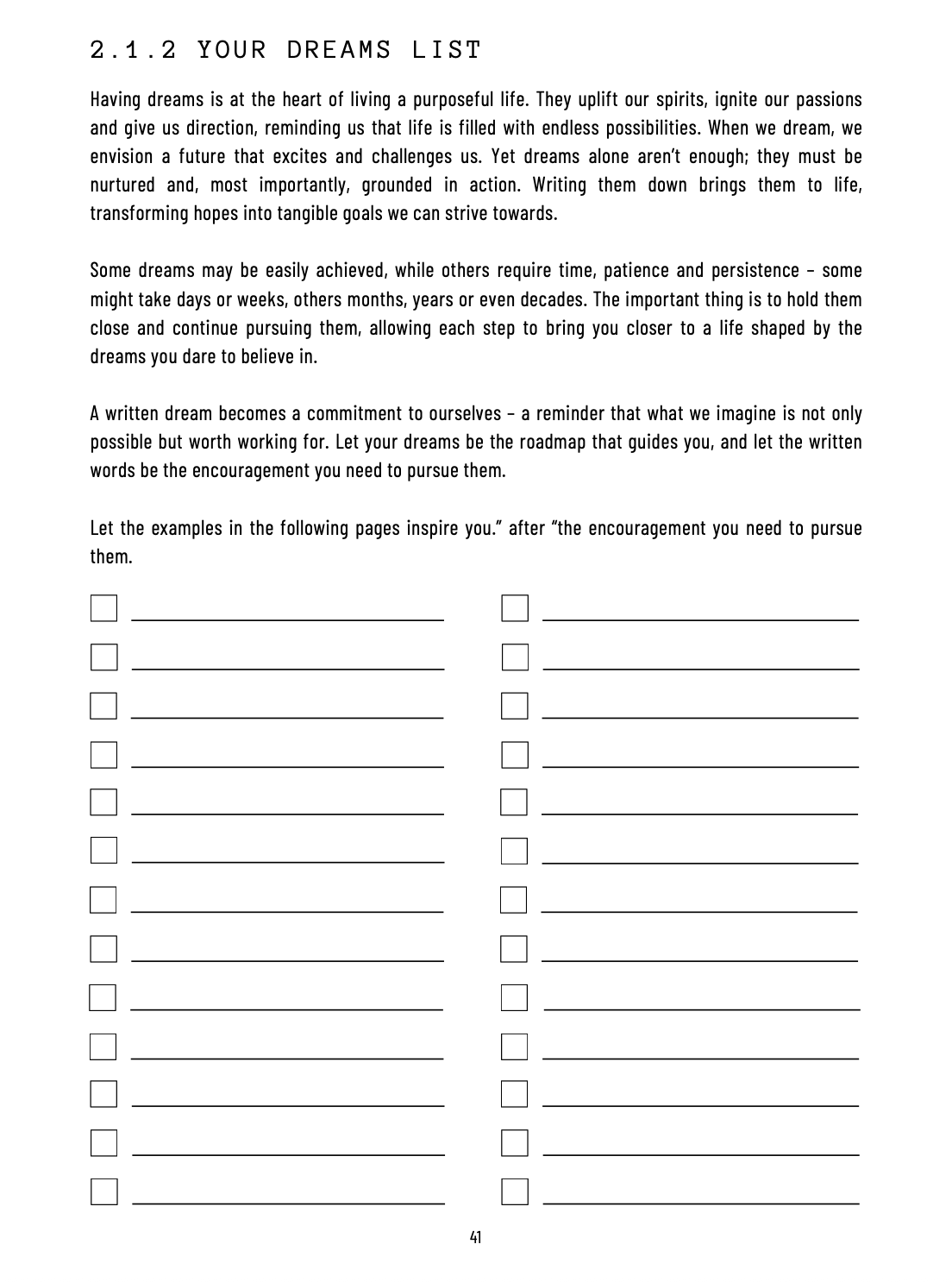The Book of Life - Workbook