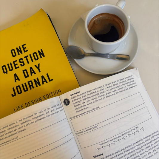 One Question a Day Journal Bundle - Life Reflection + Life Design Editions