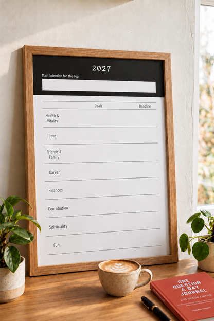 2027 Goal Setting Template, Printable Goal Planner