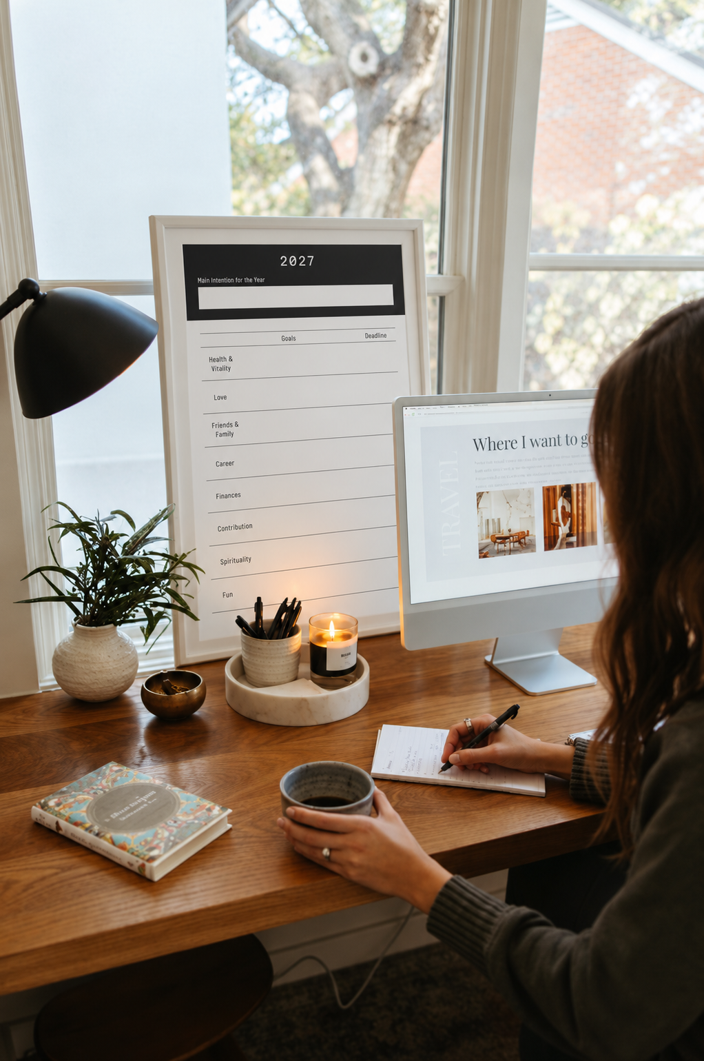 2027 Goal Setting Template, Printable Goal Planner