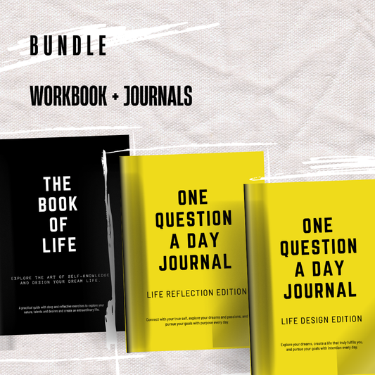 Bundle - The Book of Life Journal Workbook + 2 Journals