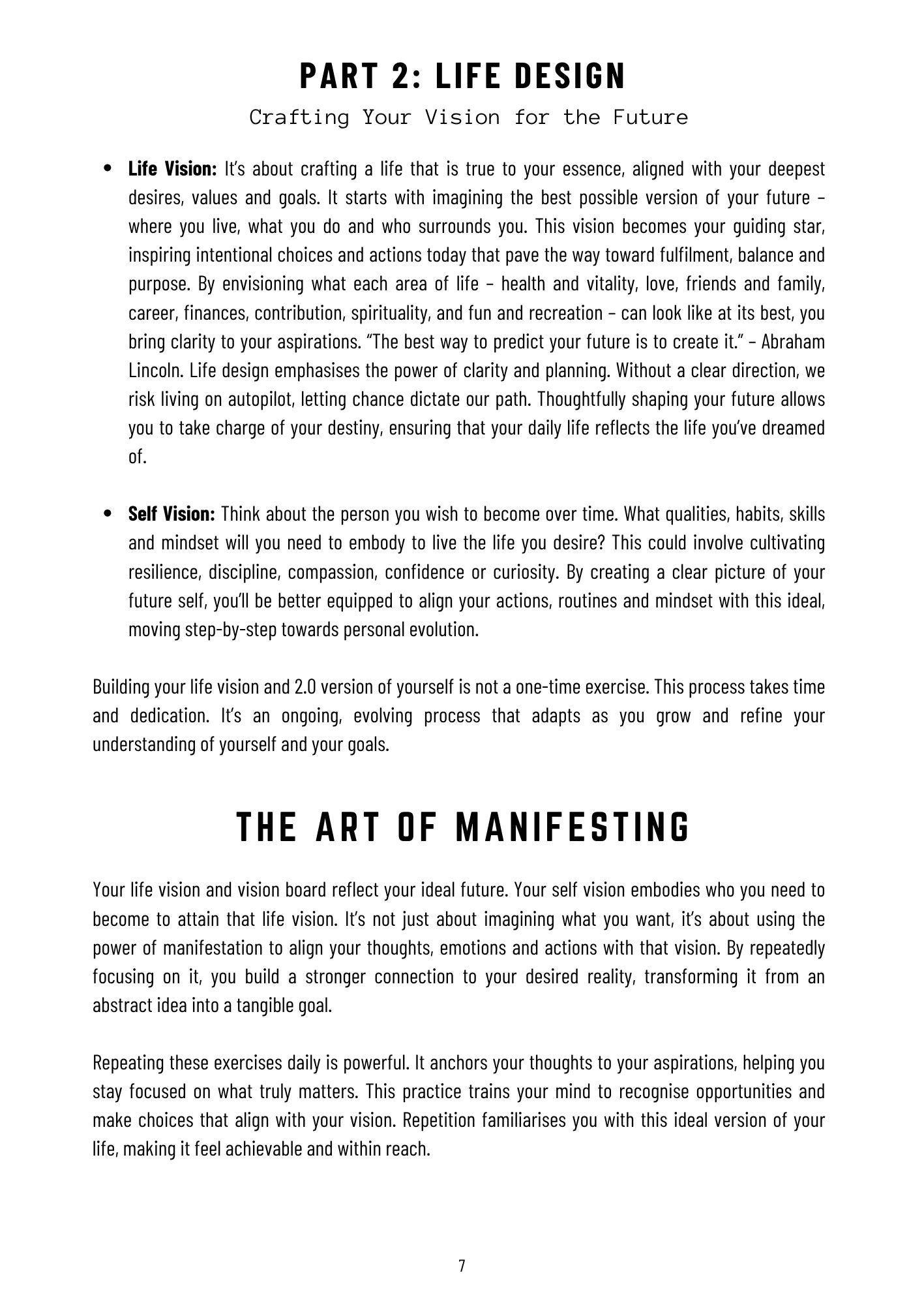 The Book of Life - Workbook