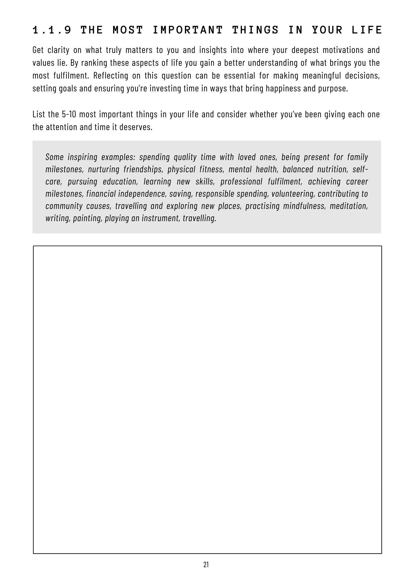 The Book of Life - Workbook