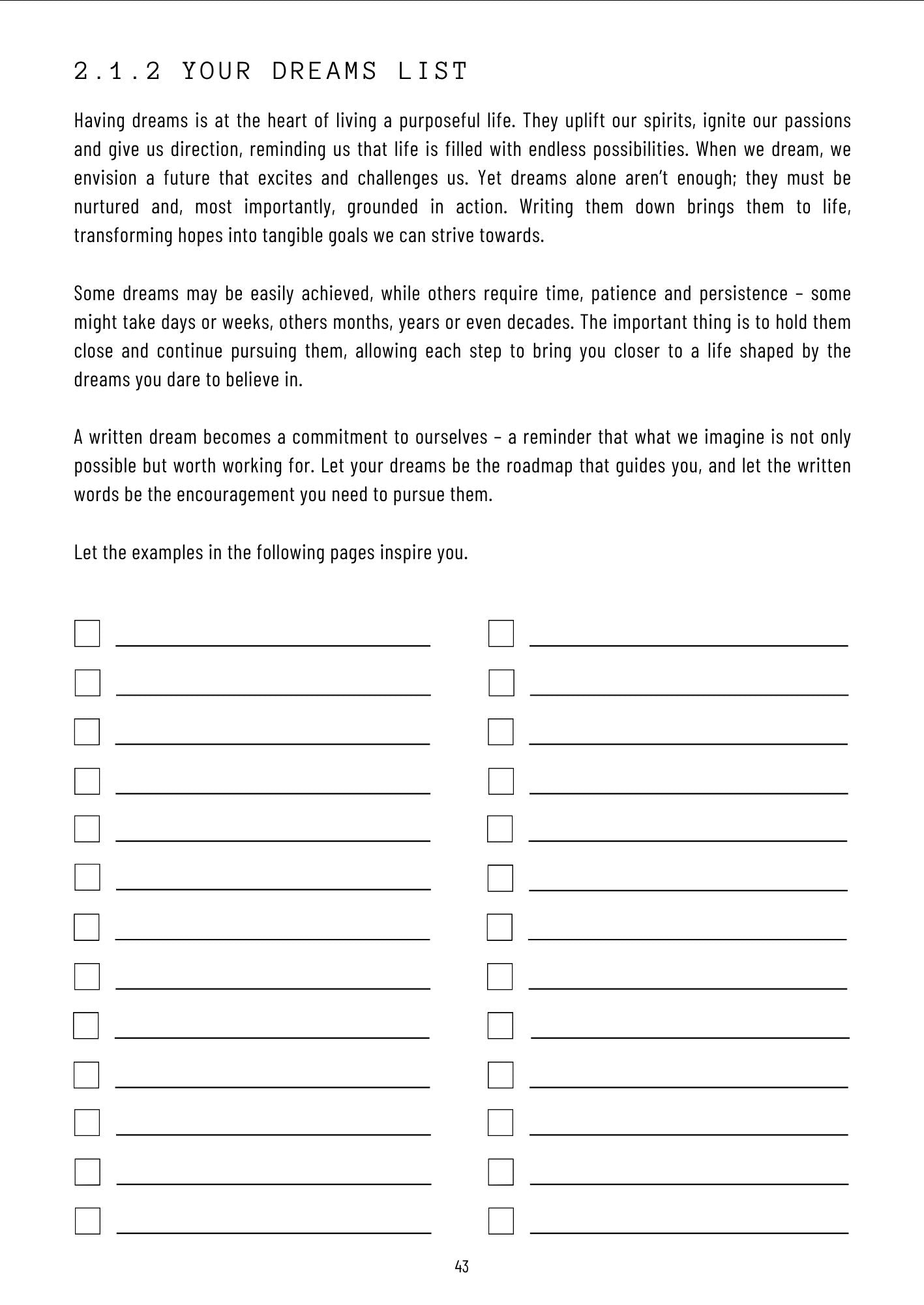 The Book of Life - Workbook