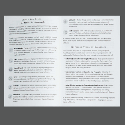 One Question a Day Journal/Diary - Life Reflection Edition