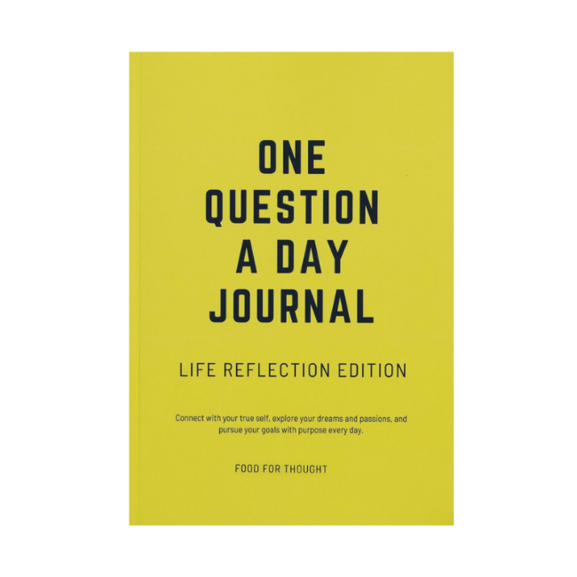 One Question a Day Journal/Diary - Life Reflection Edition