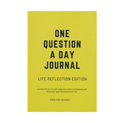 One Question a Day Journal/Diary - Life Reflection Edition