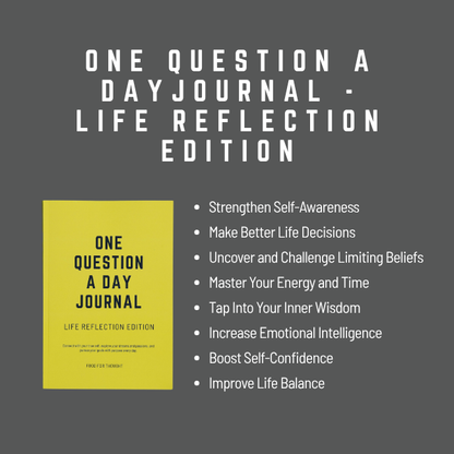 Guided Journal Bundle - The Book of Life + One Question a Day Reflection + Life Design
