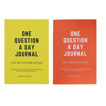One Question a Day Journal Bundle - Life Reflection + Life Design Editions