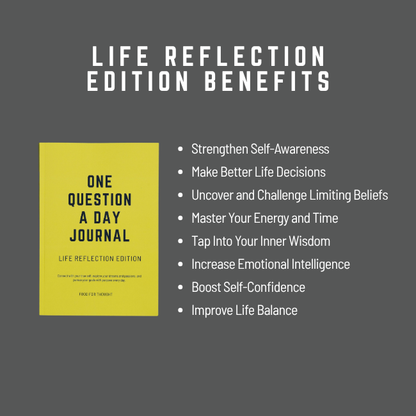 One Question a Day Journal Bundle - Life Reflection + Life Design Editions