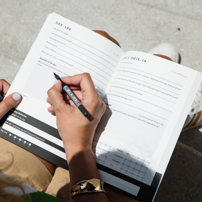 One Question a Day Journal/Diary - Life Reflection Edition